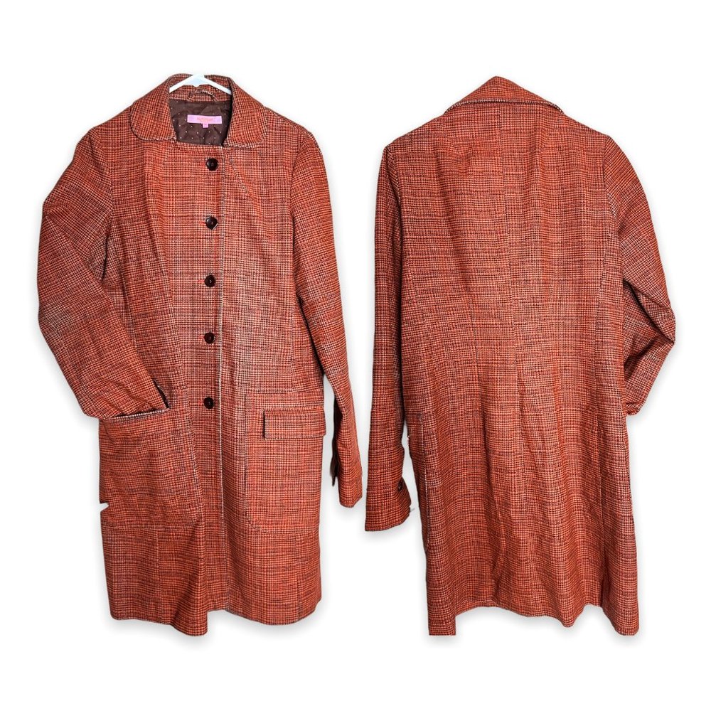 Kuhlman Italian Women's Orange Pea Coat